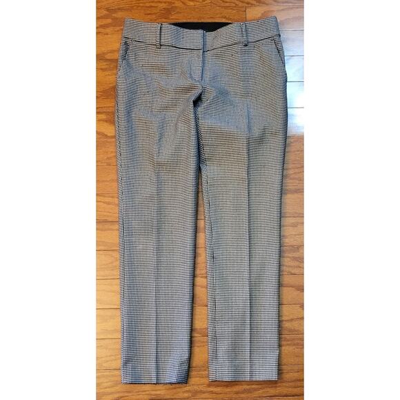 Ann Taylor Loft Womens Size 6 Pants Marisa Straight Houndstooth Stretchy - Picture 13 of 13